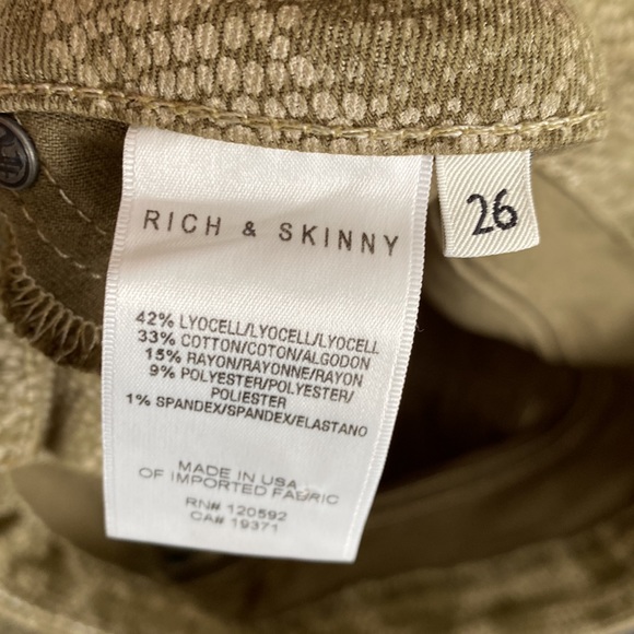 Rich & Skinny Python Print Skinny Jeans - Picture 6 of 9